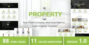 PROPERTY - Real Estate Company, Real Estate Agency, Single Property Template