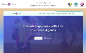 Protection - Insurance Agency Website WordPress Theme