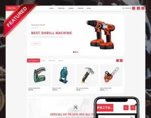 Proto Autoparts and Tools Store OpenCart Template