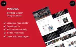 Pubowl - Bowling Center Wordpress Theme - TemplateMonster