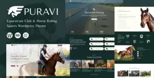 Puravi - Equestrian Sports Club & Horse Riding WordPress Theme