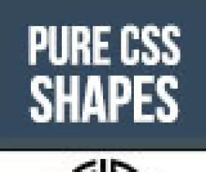 Pure CSS Shapes - Vol. 1