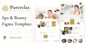 Purerelax - Spa & Beauty Figma Template