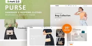 Purse - Handbags & Shopping Clothes Responsive Shopify Theme