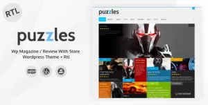 Puzzles  WP Magazine / Review with Store WordPress Theme + RTL