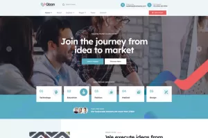 Qizon - Crowdfunding Projects Elementor Template Kit