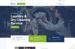 Qondri - Dry Cleaning & Laundry Elementor Template Kit