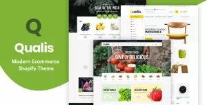 Qualis - Organic Food Responsive eCommerce Shopify Theme