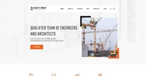 Quality Group - Construction Company Clean Multipage HTML5 Website Template