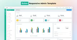 QUBES - A Simple Admin Template with ALL - TemplateMonster