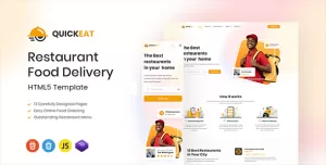 Quickeat - Food Delivery & Restaurant Template