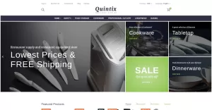 Quintix - Restaurant Supplies PrestaShop Theme