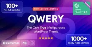 Qwery - Multi-Purpose Business WordPress & WooCommerce Theme + ChatGPT