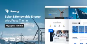 R-energy - Solar and Renewable Energy WordPress Theme