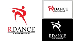 R - Letter - Dance Logo - Logos & Graphics