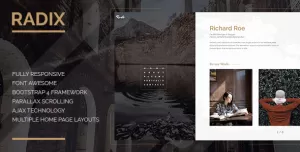 Radix -  Portfolio and Resume Template