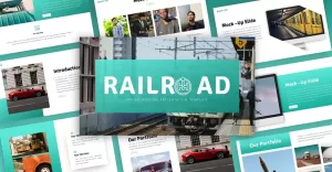 Railroad - Transportation Multipurpose PowerPoint Template