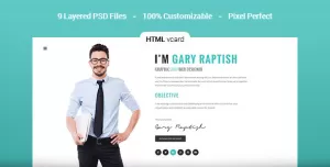 Raptish - Premium vCard/Resume HTML Template