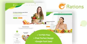 Ration PSD - Weight Loss  Nutrition Health Care & Diet Template