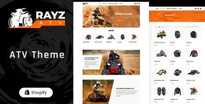 Rayz - Bike, Motor Sports Shopify Theme