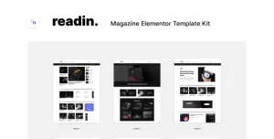 Readin - Blog & Magazine Elementor Template Kit