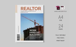 Real Estate Magazine Template