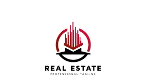 Real Estate Modern Building Logo Template - TemplateMonster