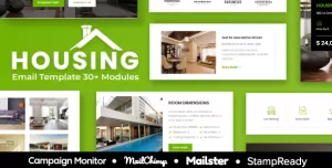 Real Estate - Multipurpose Responsive Email Template 30+ Modules - StampReady + Mailster & Mailchimp