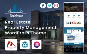 Real Estate Property Management WordPress Theme