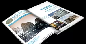 Real Estate Themed Magazine Template - TemplateMonster