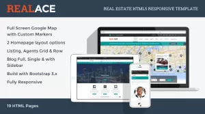 Realace - Real Estate HTML5 Responsive Template - Themes ...