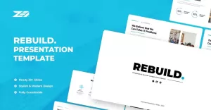 Rebuild -  IT Solutions And Business Company PowerPoint Template