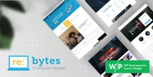 Re:bytes  Electronics & Computer Repair Service WordPress Theme