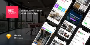 RECspace - Sketch Find & Book Workspace App