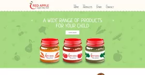 Red Apple Website Template