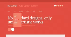 Red Web Design Studio WordPress Theme - TemplateMonster