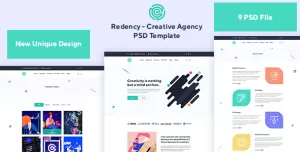 Redency - Creative Agency PSD Template