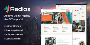 Redias - Creative Digital Agency HTML5 Template
