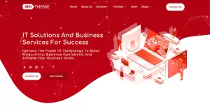 RedTheme - IT Solutions & Business Services Multipurpose HTML5 Website Template