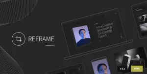 Reframe - Personal One Page Portfolio HTML Template