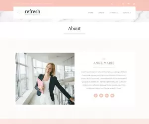 Refresh - Women in Business Elementor Template Kit
