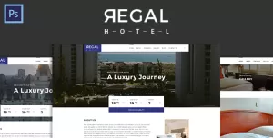 Regal - Hotel PSD Template