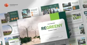 Regreeny - Environment Sustainability Powerpoint Template