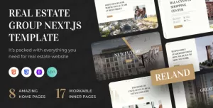 Reland - Real Estate Group NextJS Template