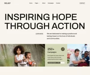 Relief - Non Profit & Charity Elementor Template Kit