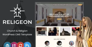 Religeon - Církev, náboženství a charita WordPress Téma