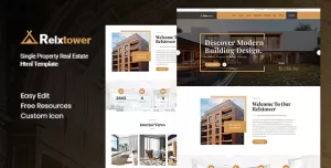 Relxtower - Single Property Real Estate  HTML Template