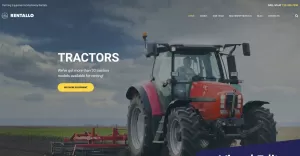 Rentallo - Farming Equipment & Machinery Rentals Moto CMS 3 Template