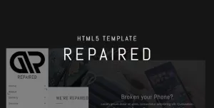 Repaired - Phone, Computer, Digital Repair Service & Shop HTML5 Template
