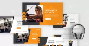 Reps - Gym PowerPoint Template